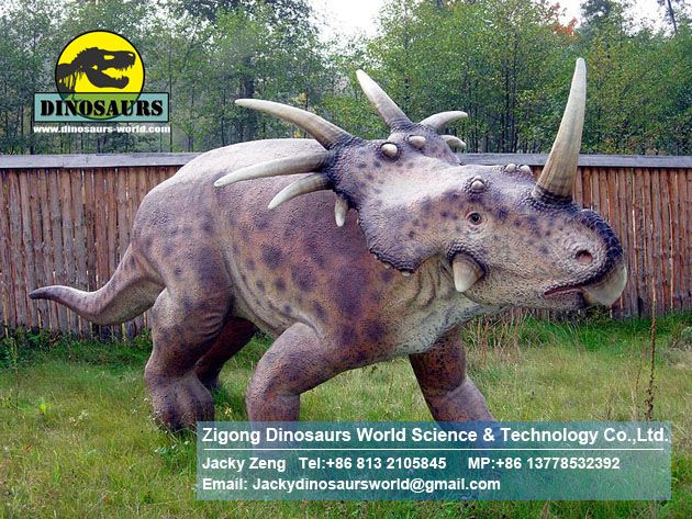 Playground equipment exhibition animatronic dinosaur ( Styrakosaurs ) DWD191